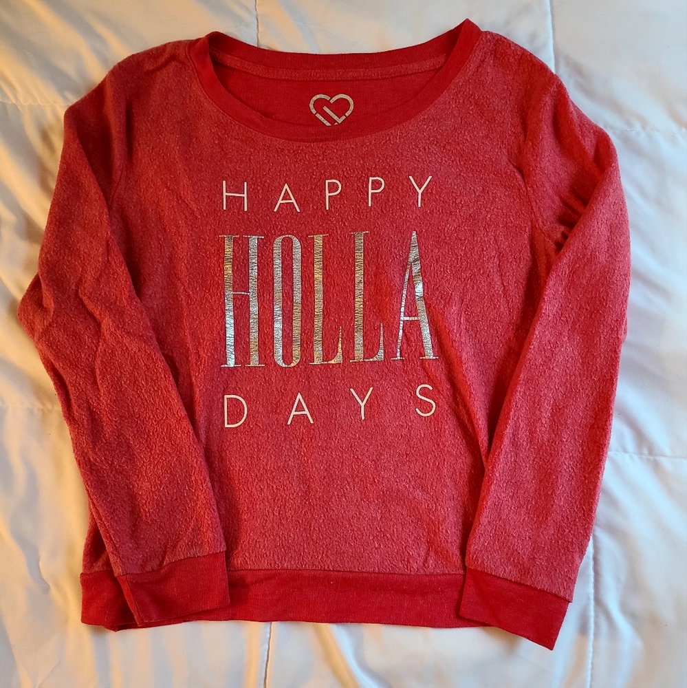 Aeropostale Red Festive Sweatshirt